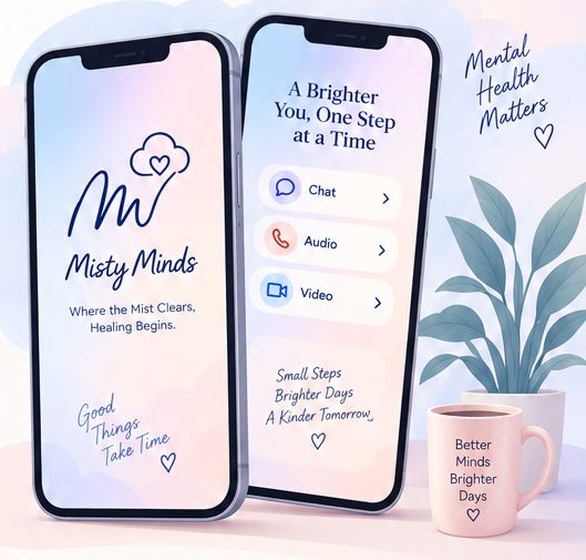 Misty Minds mobile app preview